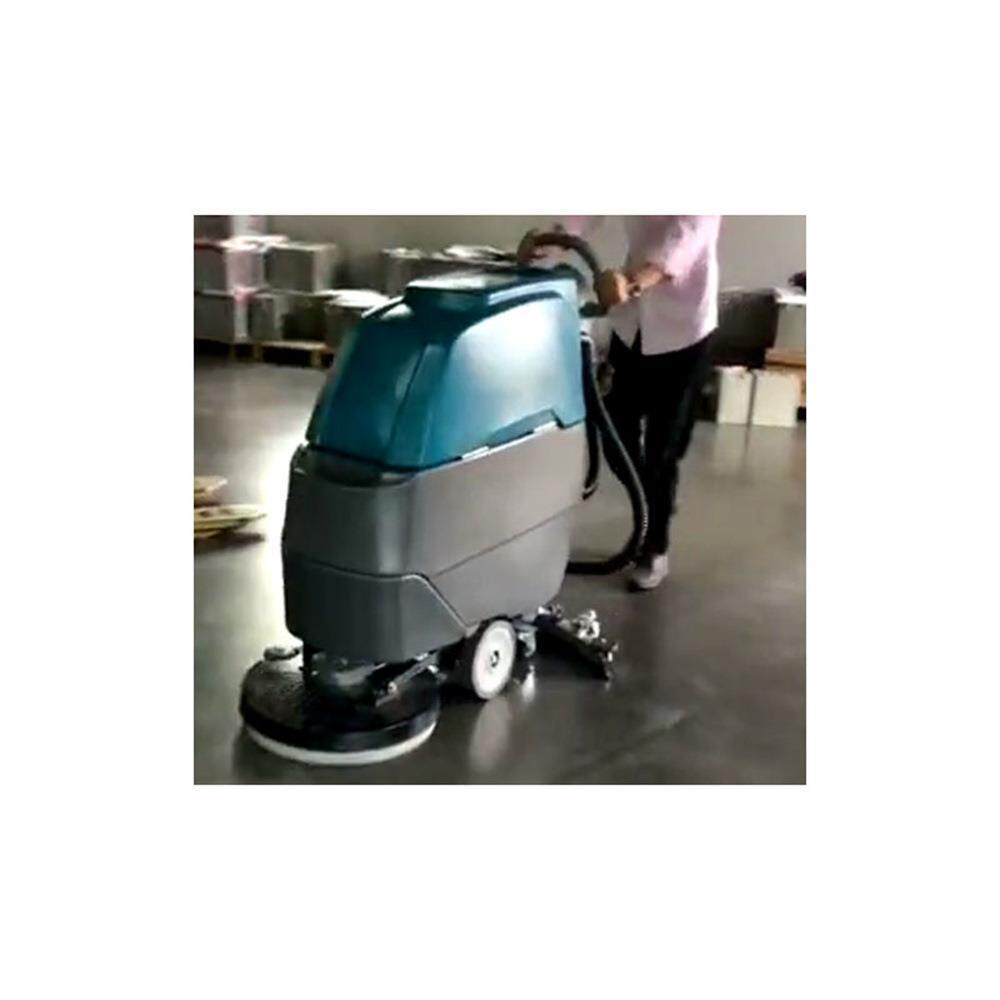 Hand push floor scrubber手推式地坪清扫机 半自动地面扫地机