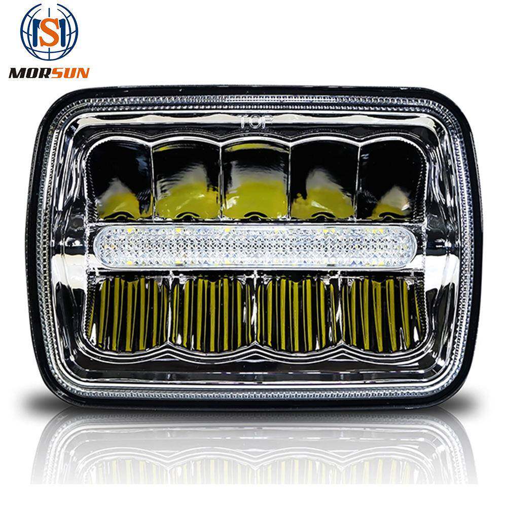 厂家直销 5X7牧马人大灯 方形led大灯 货车卡车远近光改装前