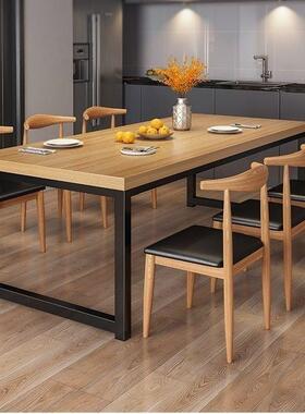 现代简约用餐桌家用子小户型饭经济型CNT家长方形吃桌商用出租屋