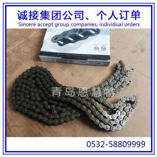 DBC东宝防锈滚子100-1 120-2 140-3板式直板链条工业流水线链条