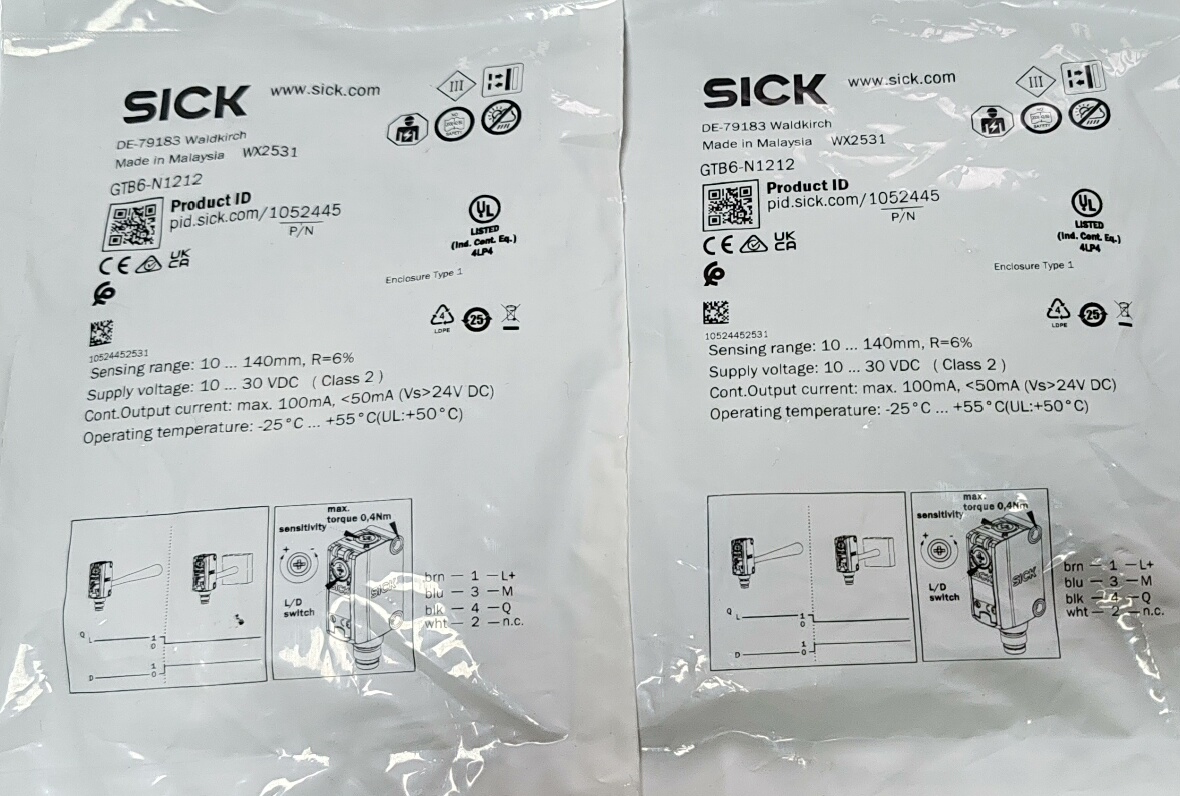 SICK西克光电传感器GTB6-N1212  全新原装正品