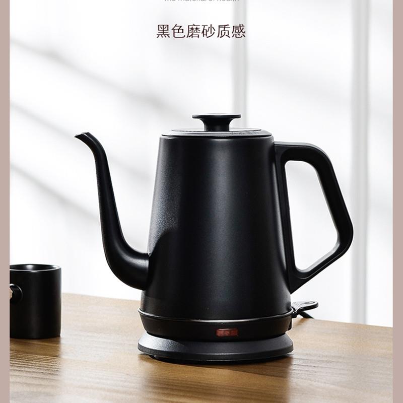 雷凡电热水壶长嘴手家用自动断电1.0L容量 304不锈钢快速烧开水壶