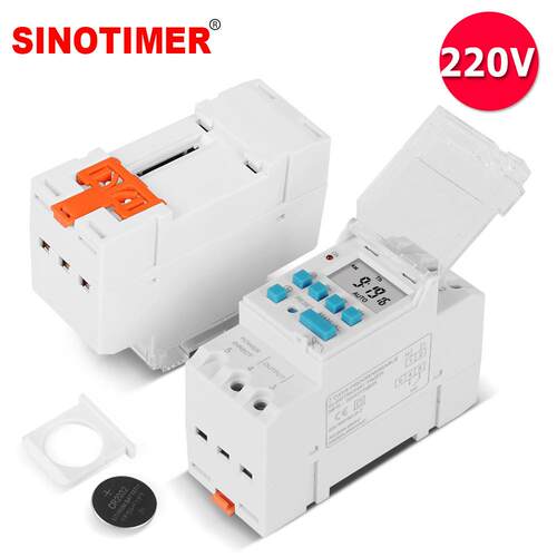 TM919H定时器开关时间控制器自动循环定时电源输出可更换电池16A