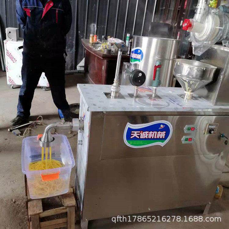 工厂直营家用电玉米酸汤子机 自动化米粉米线机 小型馇条机介绍