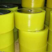 聚氨酯车轮焊接滚轮框架耐磨涂胶承载橡胶车轮橡胶滚轮加工拖轮滑