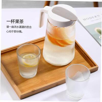 Household high-grade glass cup tea cup water cup kettle set