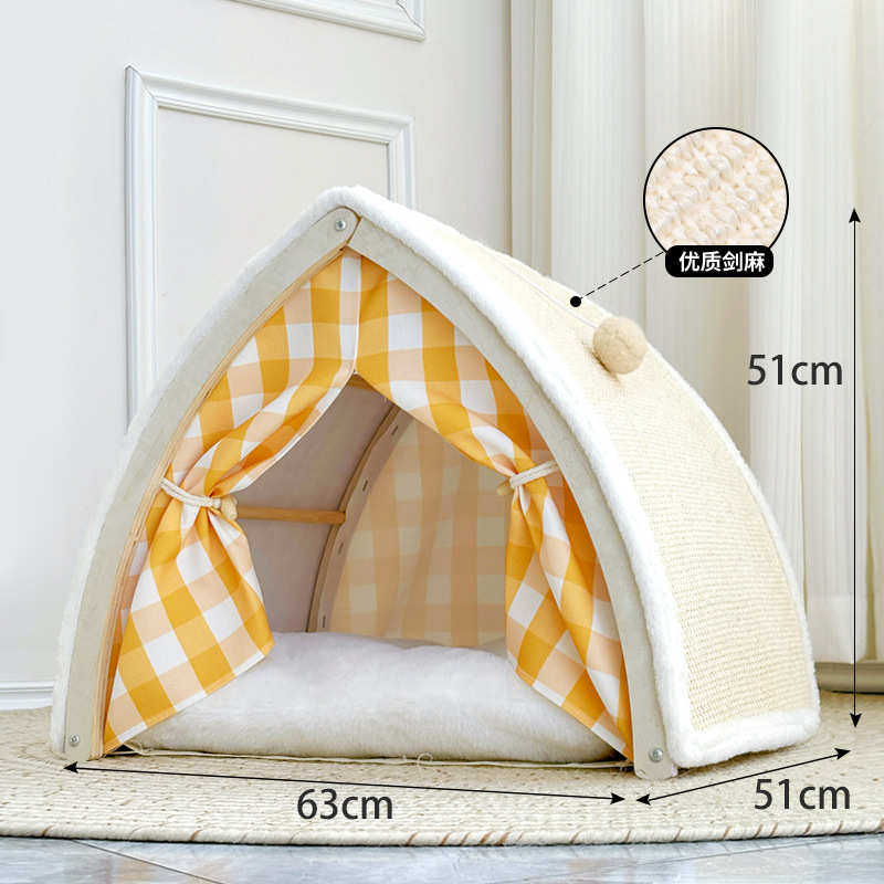 猫帐篷四季通用剑麻超大封闭猫别墅猫房子可折叠猫屋保暖冬季猫窝,宠物/宠物食品及用品,猫窝/屋/帐篷/沙发,淘宝优惠券,粉丝福利购,淘宝优惠卷