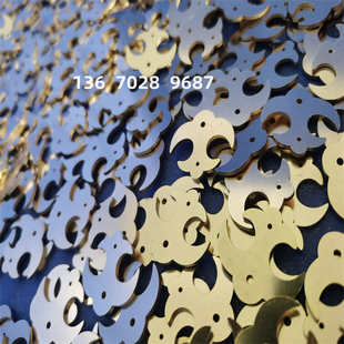 H62黄铜板 激光切割 黄铜字母 雕刻花纹图案 可根据客户图纸加工