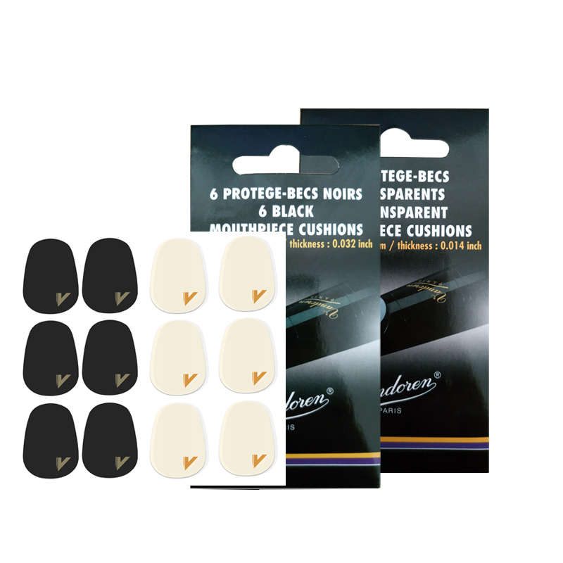 法国弯德林笛头牙垫透明黑色中音次中音萨克斯单簧管