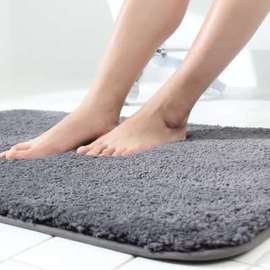 惠多超细纤维地垫 卫浴吸水脚垫防滑门垫 床边地毯耐脏可机洗