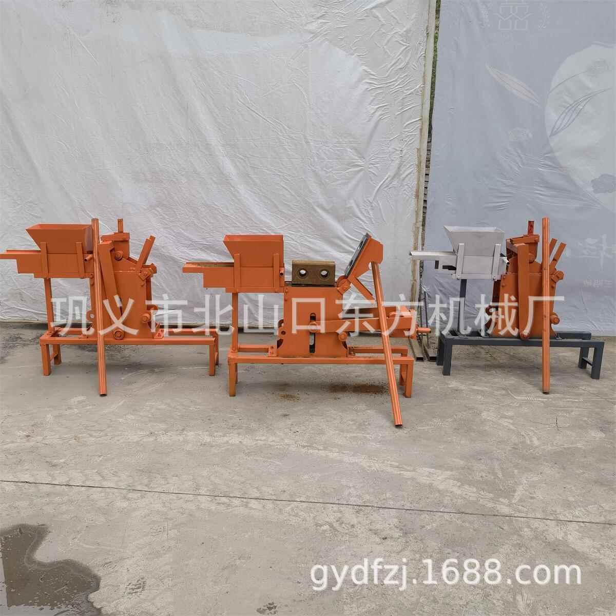 小型手动乐高砖机粘土砖机多种规格模具皆可制作土砖机无需用电