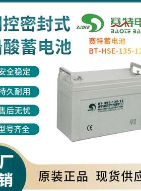 赛特蓄电池BT-HSE-135-12 12V135AH 通信系统 装置电源 报警装置