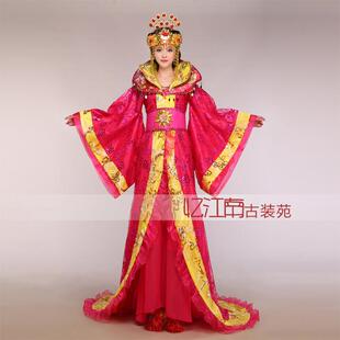 高档装款古装服贵妃武媚娘影视公主民族演出服仙女新装唐汉服女皇