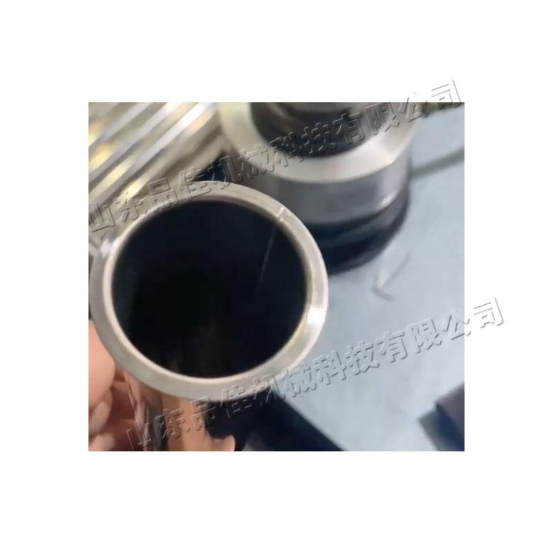 自动管翻全边圆机 动上料小直径管材拉自边机pj-fbj-2 液压铜管推