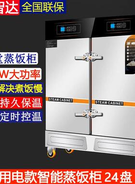 丰智达蒸饭柜商用餐饮食堂双开门大型电蒸箱企业学校酒店大容量