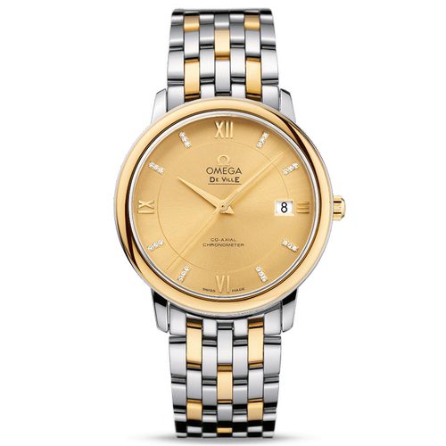 [9.8新]欧米茄碟飞间金自动机械男表424.20.37.20.58.001