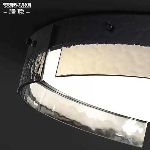 极简卧室全铜吸顶灯现代房间书房客厅灯别墅客房意式极简吸顶灯具