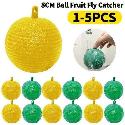 Ball Fruit Fly Catcher Pest Control Sticky Trap Wasp Bee