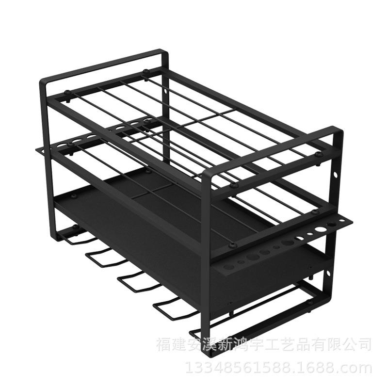 手电钻架壁挂式电动工具架充电钻收纳架车库工具储物置物架