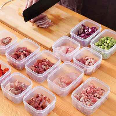 Food-Grade Divided Freezer Storage Container + Airtight Lid