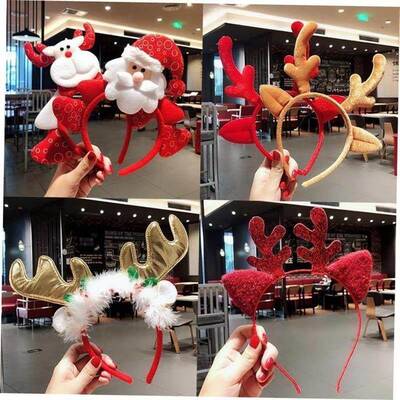 Christmas Adults and children Antlers luminous headband头箍