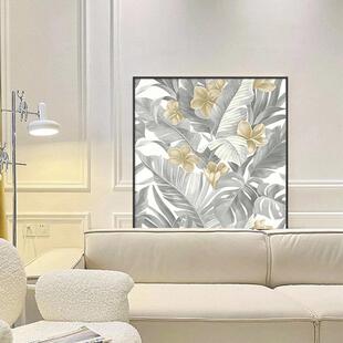 原木风餐厅植物奶油风小清新装饰画北欧客厅摆画卧室床头挂画壁画