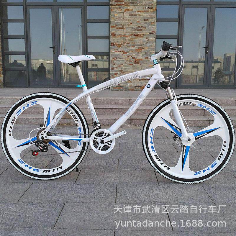 拉车宝马架型山地自行车成人男女代步车减震碟刹越野赛车公路学生