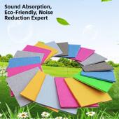 墙体装 饰纤维吸声板音乐教学室内幼儿园环保墙体不干胶阻燃毡隔音