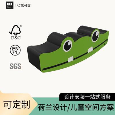 怪兽跷跷板BALANCER爱可信IKC荷兰设计幼儿园商场儿童区空间方案