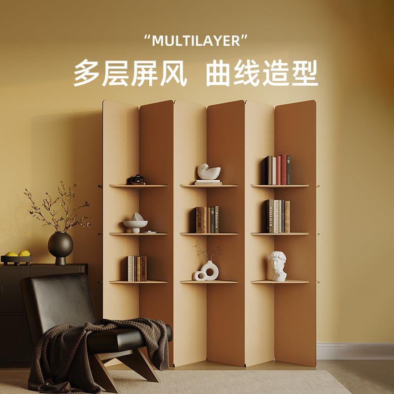 公多层屏风物置隔断厅店铺客产品展示墙入户玄关挡板办室简约
