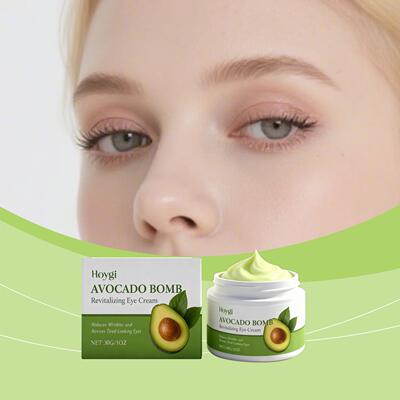 HOYGI Avocado Eye Cream gently nourishes and moisturizes the
