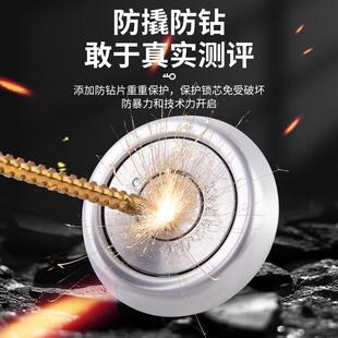 外装门锁家用通用型老式防盗门锁具木门大门锁红古铜铁门锁防盗锁