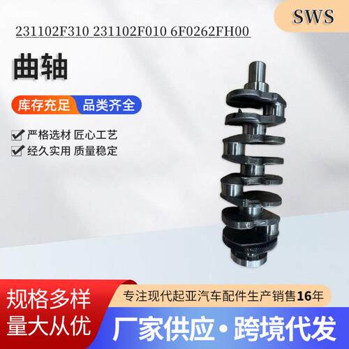 231102F310231102F0106F0262FH00适用于现代起亚D4BH曲轴发动机