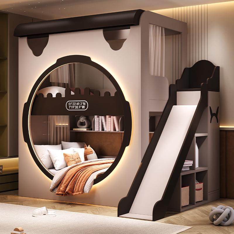 儿童高低子母床多功能上下铺双层床互不打扰床树屋床双层床小户型,住宅家具,高低/子母床,淘宝优惠券,粉丝福利购,淘宝优惠卷