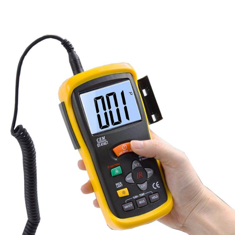 多功能温度仪DT-616CT温湿度仪 温湿度计 二合一非接触式温度测量