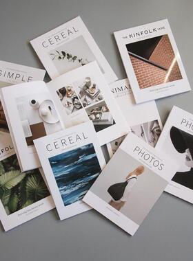 26cm简单现代装饰杂志真书销售办公室道具书样板房可以变成假书装