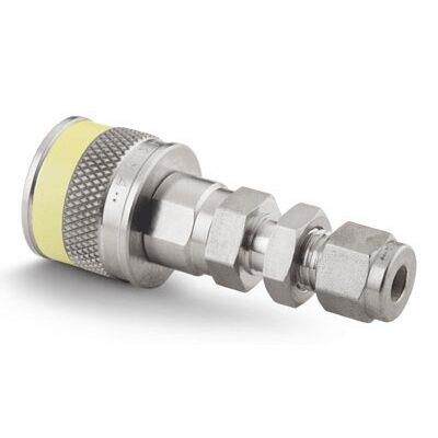 SS-QC4-B1-400K4 Swagelok世伟洛克QC4快速接头管体1/4in穿板