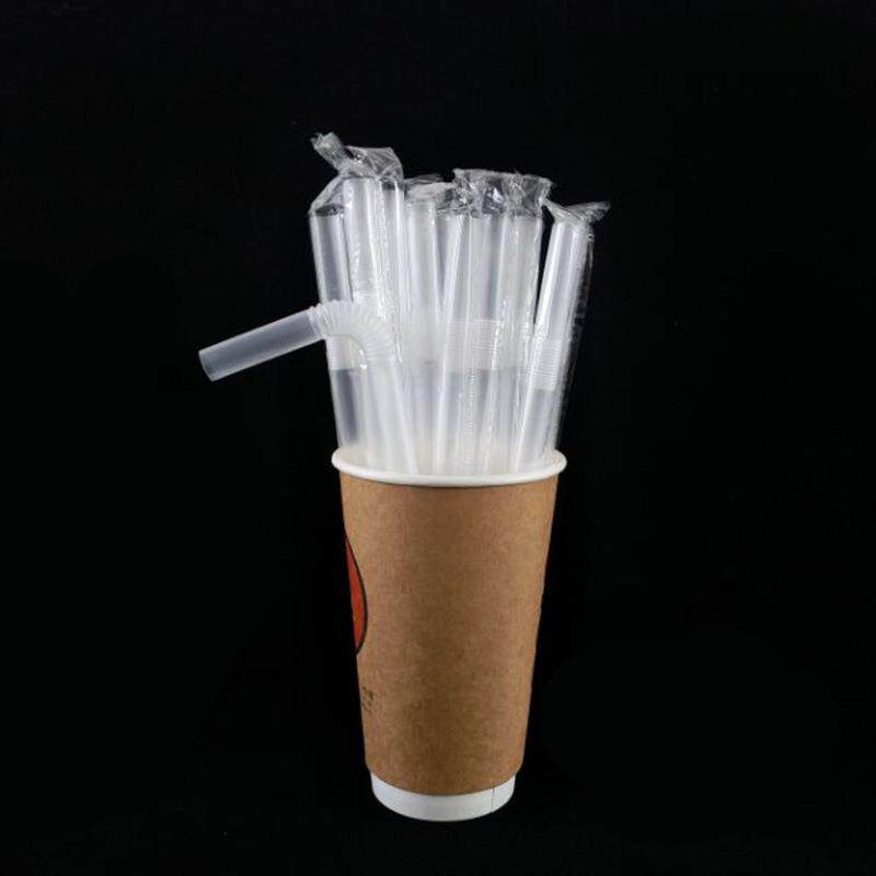 一次性加长粗21独立包装奶茶粗弯管月子吸管奶茶椰果独立吸管