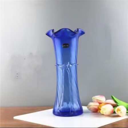 富贵欧式彩色玻璃邮家居饰品新款花瓶包百合简约花餐桌水培器清新