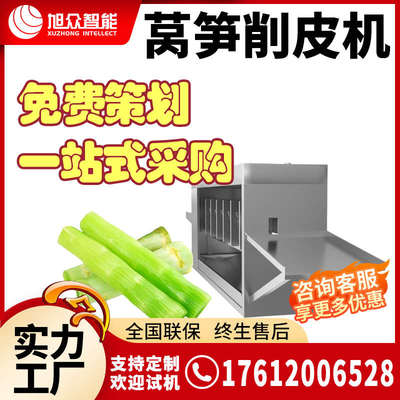 旭众大型莴笋贡菜山药淮山去皮削皮机商用莴笋青笋刮皮机净菜加工