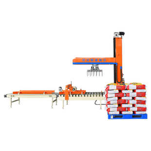 加工定制智能立柱码垛机编织袋纸箱码垛码垛流水线高位码垛机