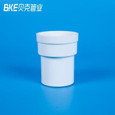 新款直销家装物PVC5075110缩口配件下缩直接直通内插直插管内排水