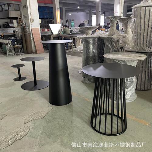 厂家不锈钢铁艺桌腿支架多种款式桌子桌脚餐台铁艺脚架配件