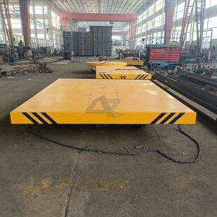 货物搬运车低压轨道地平车厂电动平车无轨平板车蓄电池轨道运输