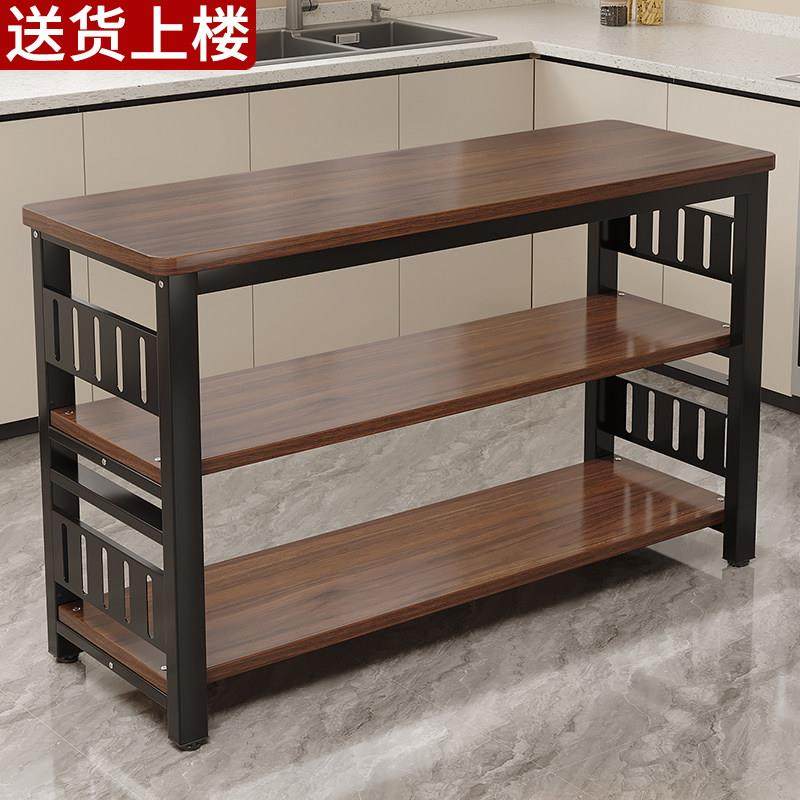 厨房多功能置物架落地切菜桌工作台多层厨房专用微波炉锅具收纳层,厨房/烹饪用具,厨房置物架/置物柜/角架,淘宝优惠券,粉丝福利购,淘宝优惠卷