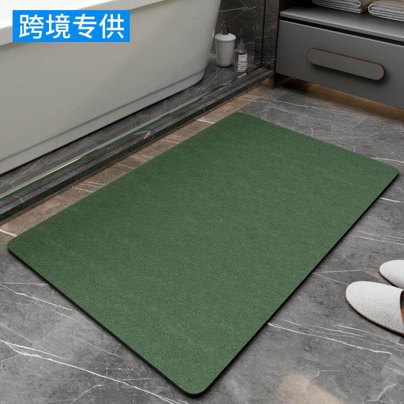 硅藻土软垫浴室地垫卫生间速干家用吸水垫厕所防滑脚垫地毯门垫子