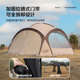 山之客穹顶天幕户外露营大帐篷遮阳棚蒙古包涂银防晒防雨凉亭便携
