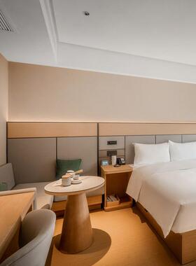 套全酒店家具全配李柜电视柜组合季标间客房床头柜酒379店板式行