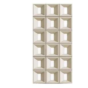 网红pu构件砖水泥空心砖双面隔断结构砖九宫格轻质构建背景墙装饰