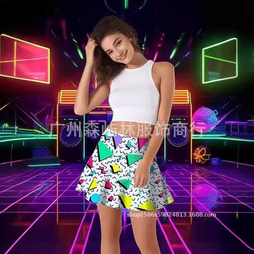 Ladies' Tennis Skirt with Pocket High Waist Sports Skirt